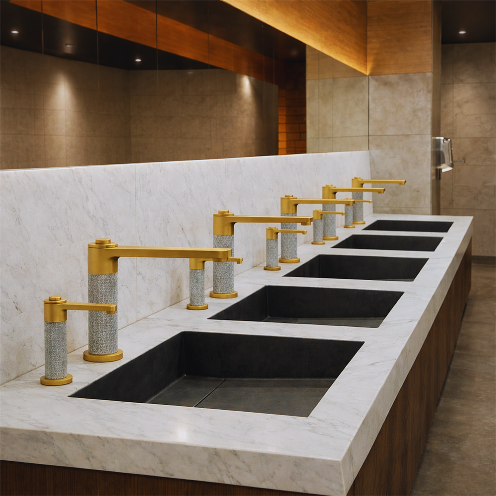 Submittal documents and BIM model for commercial touchless faucet specification