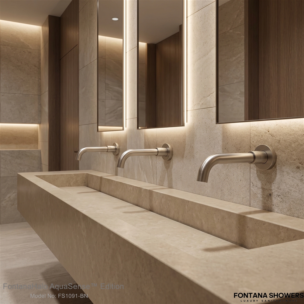 Internal parts of an automatic faucet used in public restrooms