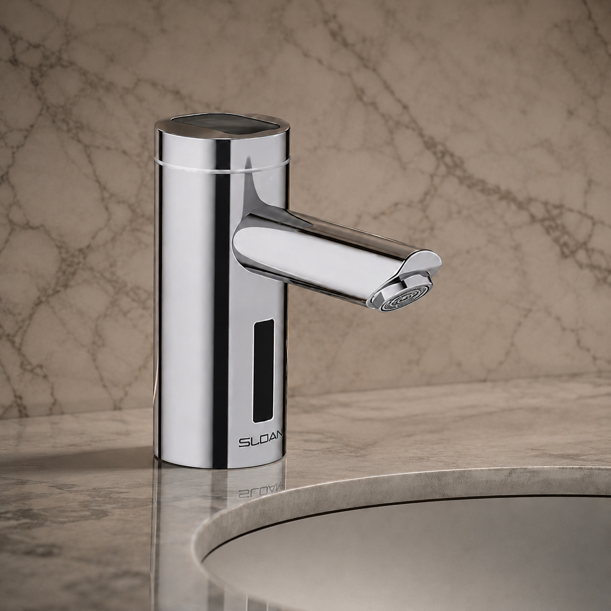 Sloan commercial sensor faucet for high traffic public restroom sink