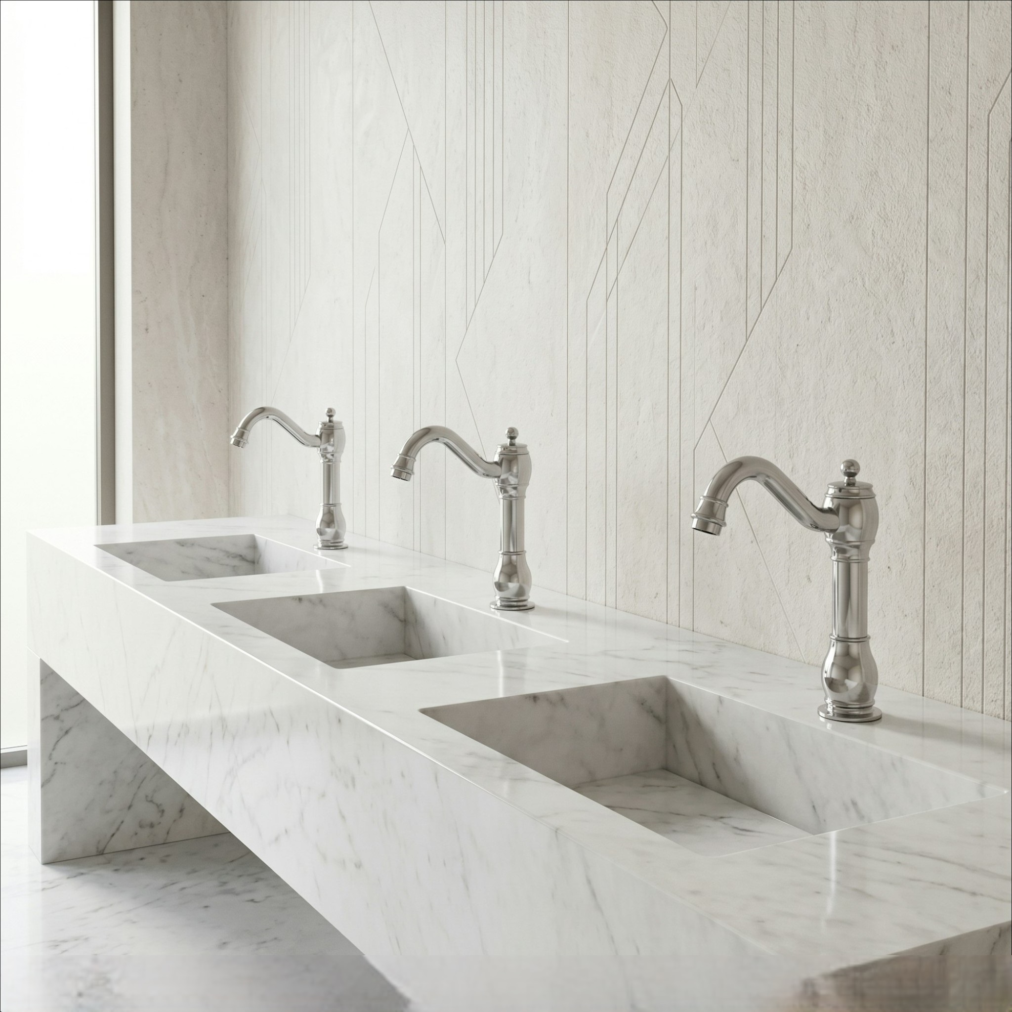 Touchless faucet water-quality and stagnation planning
