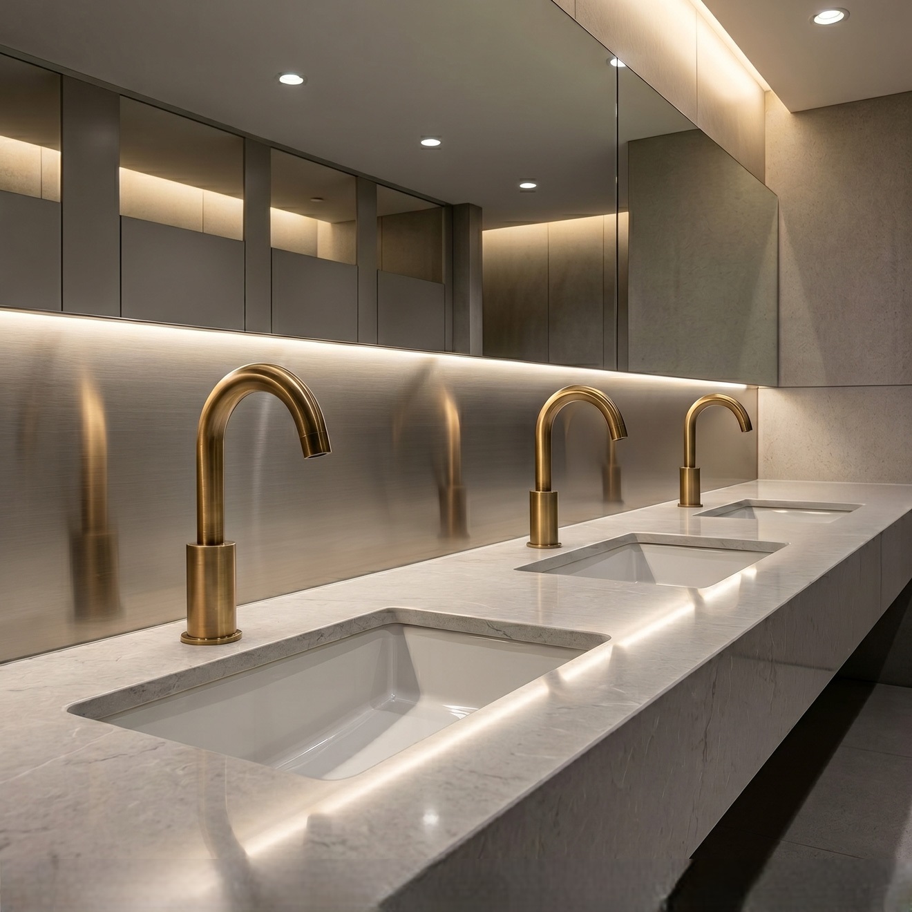 Commercial restroom fixture comparison matrix for airport terminal procurement planning