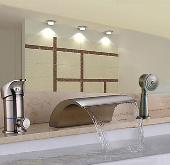 Juno Roman Mono Bath Tub Waterfall Faucets